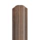 Sztacheta metalowa SIGMA DREWNO x 2 zakończenie półokrągłe NBW73x2 (ciemny dąb)