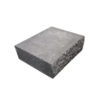 PŁYTA ŁUPANA JEDNOSTRONNIE / 25x25x8cm Grafitowy