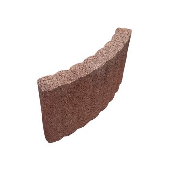 PALISADA PALINEA ŁUKOWA / 50x25x6cm Brązowy