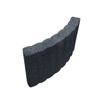 PALISADA PALINEA ŁUKOWA / 50x25x6cm Grafitowy
