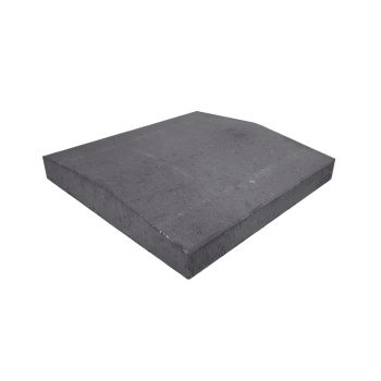 DASZEK DWUSPADOWY GŁADKI DB-42 / 42x42x7cm Grafitowy