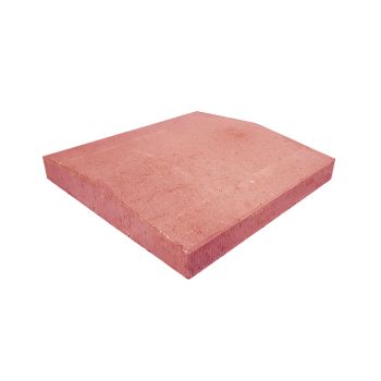 DASZEK DWUSPADOWY GŁADKI DB-42 / 42x42x7cm Rubinowy