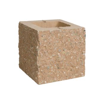 Pustak narożnie łupany 190x190x190 beżowy