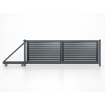 Brama przesuwna VALOR Palisada 3D 400cm