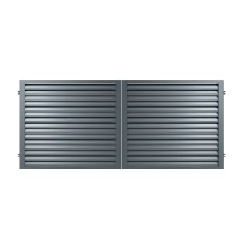 Brama Ogrodzeniowa VALOR Żaluzja 400cm RAL 7016