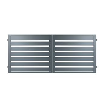 Brama Ogrodzeniowa Palisada 3D 400cm RAL 7016