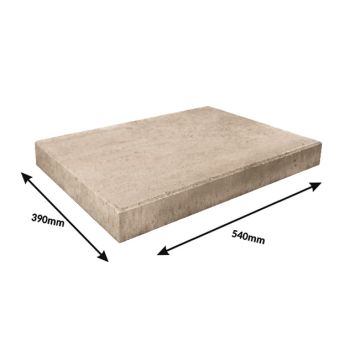 Daszek płaski zlicowany na słupek duży MULTIKOLO 8