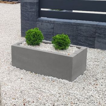 Donica betonowa modułowa 100x50x40cm szara