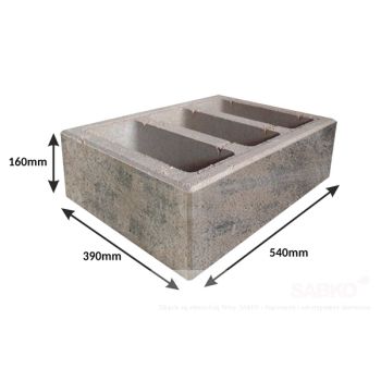 Pustak gładki 540x390x160 multikolor 7