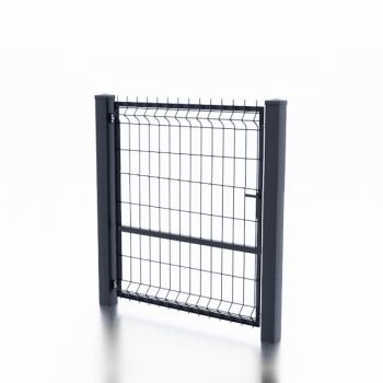 Furtka panelowa 123cm + słupki 