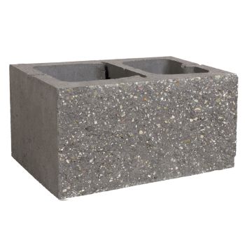 Pustak jednostronnie łupany 390x240x190 grafit