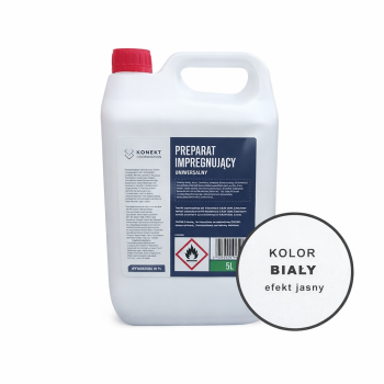 Impregnat koloryzujący biały KONEKT 5L