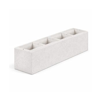 Pustak ogrodzeniowy gładki HVIT 80x20x25 LANG