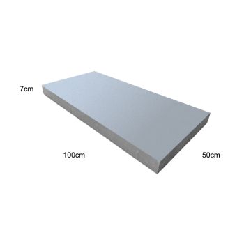 Płyta MEGA 100x50cm Stalowy