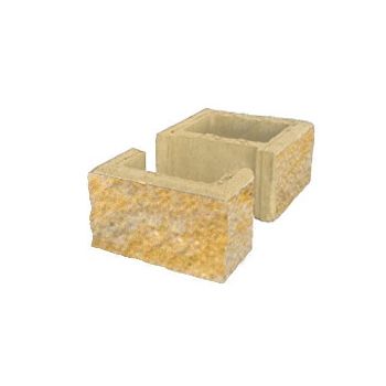 Pustak ogrodzeniowy A3 multi6 390x390x160