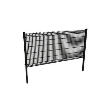 Ogrodzenie panelowe 3D 123cm + bez podmurówki KOMPLET 1mb
