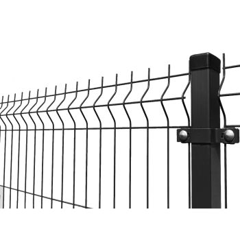 Panel ogrodzeniowy 3D czarne