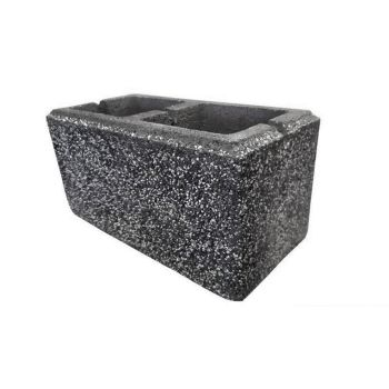 PUSTAK ŚRUTOWANY PUSTAK ŚRUTOWANY CZTEROSTRONNIE / 40x20x20cm grafitDWUSTRONNIE / 40x20x20cm grafit