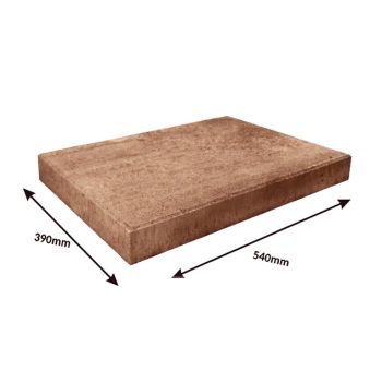 Daszek płaski - zlicowany 540x390x50 multikolor 1