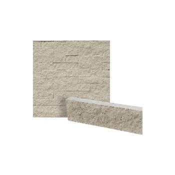 Płytka elewacyjna łupana biała