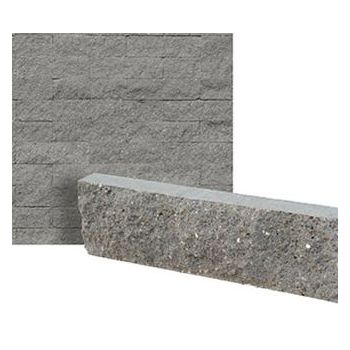 Płytka elewacyjna łupana szara