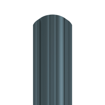 Sztacheta metalowa POLO PM x 2 zakończenie półokrągłe RAL 7016x2