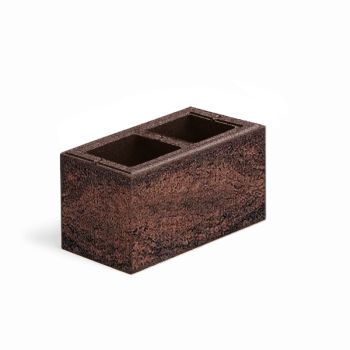 Pustak ogrodzeniowy 40x20x20 PRO+ midi melanż brąz