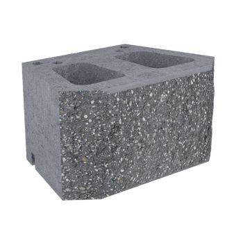 Pustak oporowy łupany łukowo GARDEN grafit