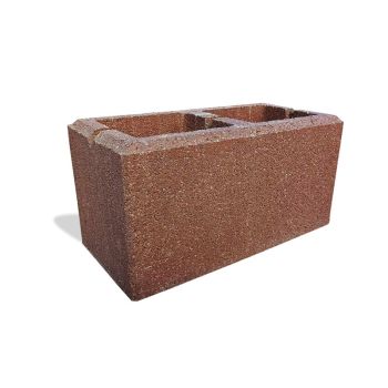 Pustak ogrodzeniowy brąz