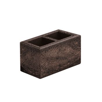 Pustak ogrodzeniowy 40x20x20 PRO+ midi melanż brąz czekolada