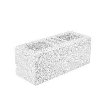 Pustak ogrodzeniowy SABKO BOKA HVIT biały 50×20×20 cm – widok produktu i komór