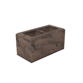 Pustak ogrodzeniowy 40x20x20 PRO+ midi melanż czekoladowy