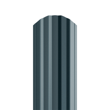 Sztacheta metalowa ESTETIC PS x 2 zakończenie półokrągłe RAL 7016x2