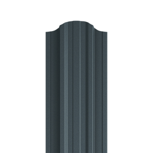 Sztacheta metalowa EMKA PM x 2 zakończenie półokrągłe RAL 7016x2