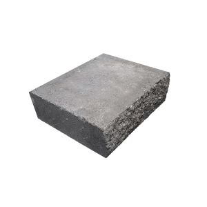 PŁYTA ŁUPANA JEDNOSTRONNIE / 25x25x8cm Grafitowy