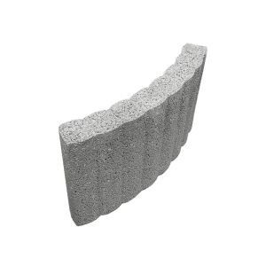 PALISADA PALINEA ŁUKOWA / 50x25x6cm Szary