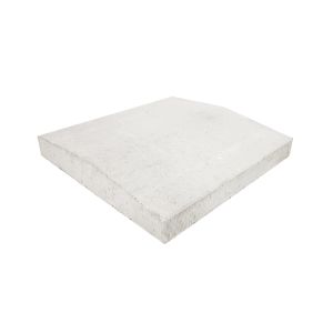 DASZEK DWUSPADOWY GŁADKI DB-42 / 42x42x7cm Biały (białe kruszywo)