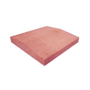 DASZEK DWUSPADOWY GŁADKI DB-42 / 42x42x7cm Rubinowy