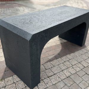 Ławka betonowa 100x48,5x40cm grafitowa