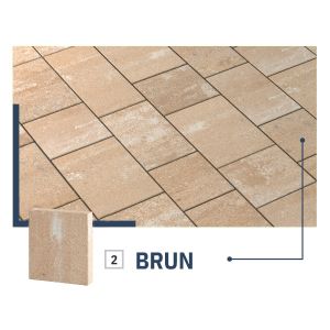 Kostka brukowa MODERNE Brun