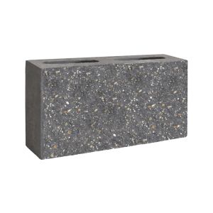 Pustak jednostronnie łupany 390x90x190 Grafit