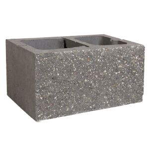 Pustak jednostronnie łupany 390x240x190 grafit