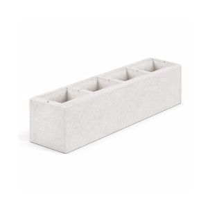 Pustak ogrodzeniowy gładki HVIT 80x20x25 LANG