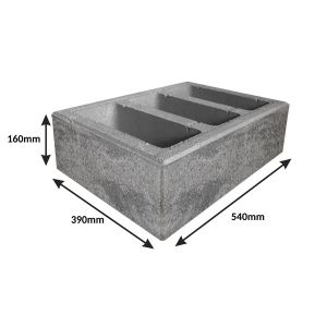 Pustak gładki  540x390x160 multikolor 5 szeroki