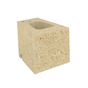 Pustak oporowy łupany prosto PB0-25-P N1/2 Piaskowy BK