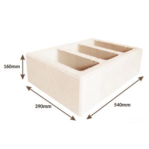 Pustak gładki biały szeroki