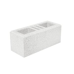 Pustak ogrodzeniowy SABKO BOKA HVIT biały 50×20×20 cm – widok produktu i komór