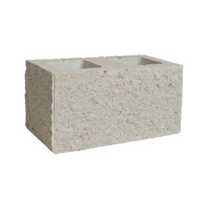 Pustak dwustronnie łupany narożny 390x190x190 szary