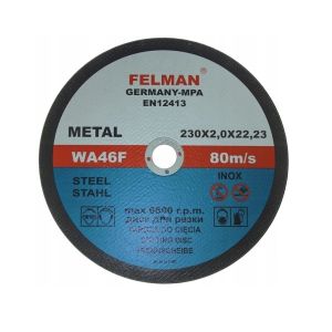 Tarcza do cięcia metalu FELMAN INOX